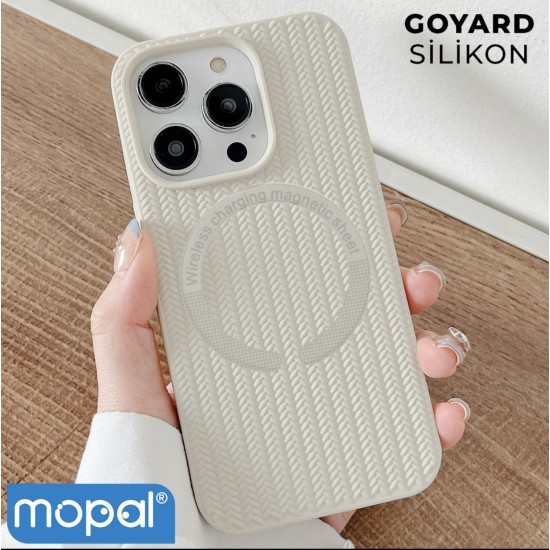 MOPAL - iPhone 11 GOYARD Калъф БЯЛ