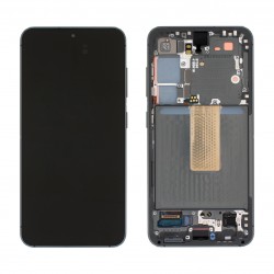 Samsung S23 LCD Дисплей - S911 ORG GREEN с рамка