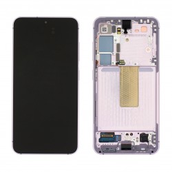 Samsung S23 LCD Дисплей - S911 ORG LAVANDER с рамка