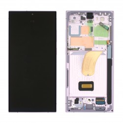 Samsung S23 ULTRA LCD Дисплей - S918 ORG LAVANDER с рамка