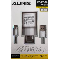 Зарядно Auris 2.2A Micro ARS-CH01