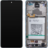 Samsung A72 LCD Дисплей - A725 / A726 ORG с рамка Черен