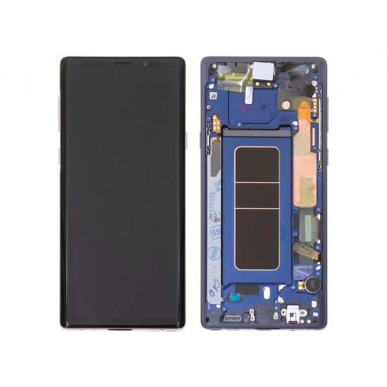 Samsung Note9 LCD Дисплей - N960 ORG BLUE с рамка