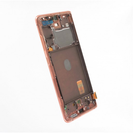 Samsung S20 Fe 4G LCD Дисплей - G780 ORG ORANGE с Рамка