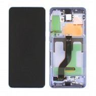 Samsung S20 Plus LCD Дисплей - G985 ORG PURPLE с рамка