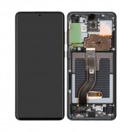 Samsung S20 Plus LCD Дисплей - G985 ORG Черен с рамка