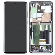 Samsung S20 Ultra LCD Дисплей - G988 ORG Сив с рамка