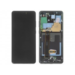 Samsung S20 Ultra LCD Дисплей - G988 ORG Черен с рамка